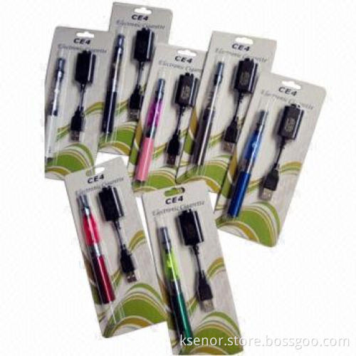 Newest E-cigarettes Blister Packing with 650/900/1,100mAh Battery Capacity